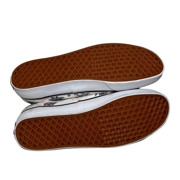 Women’s vans floral pattern size 10.5 white - Picture 5 of 5